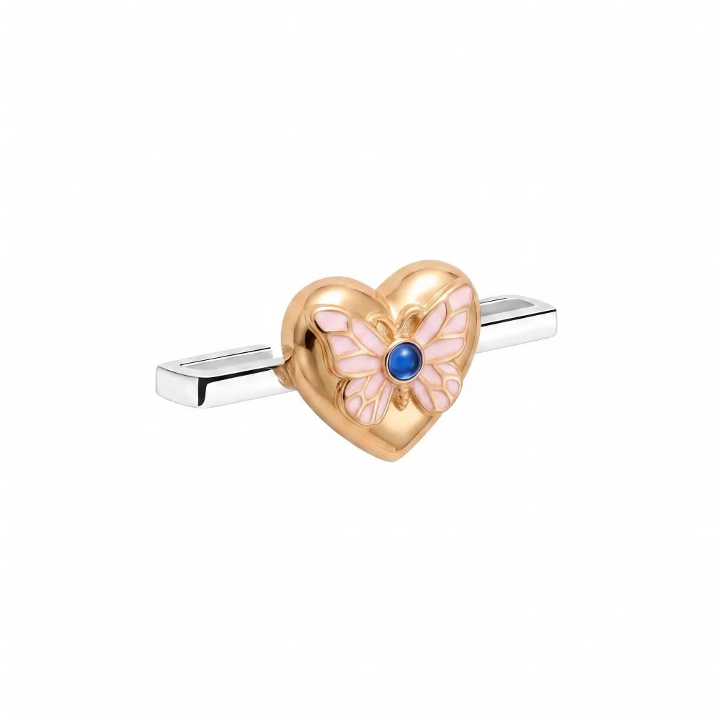 Violet Heart Band Charm