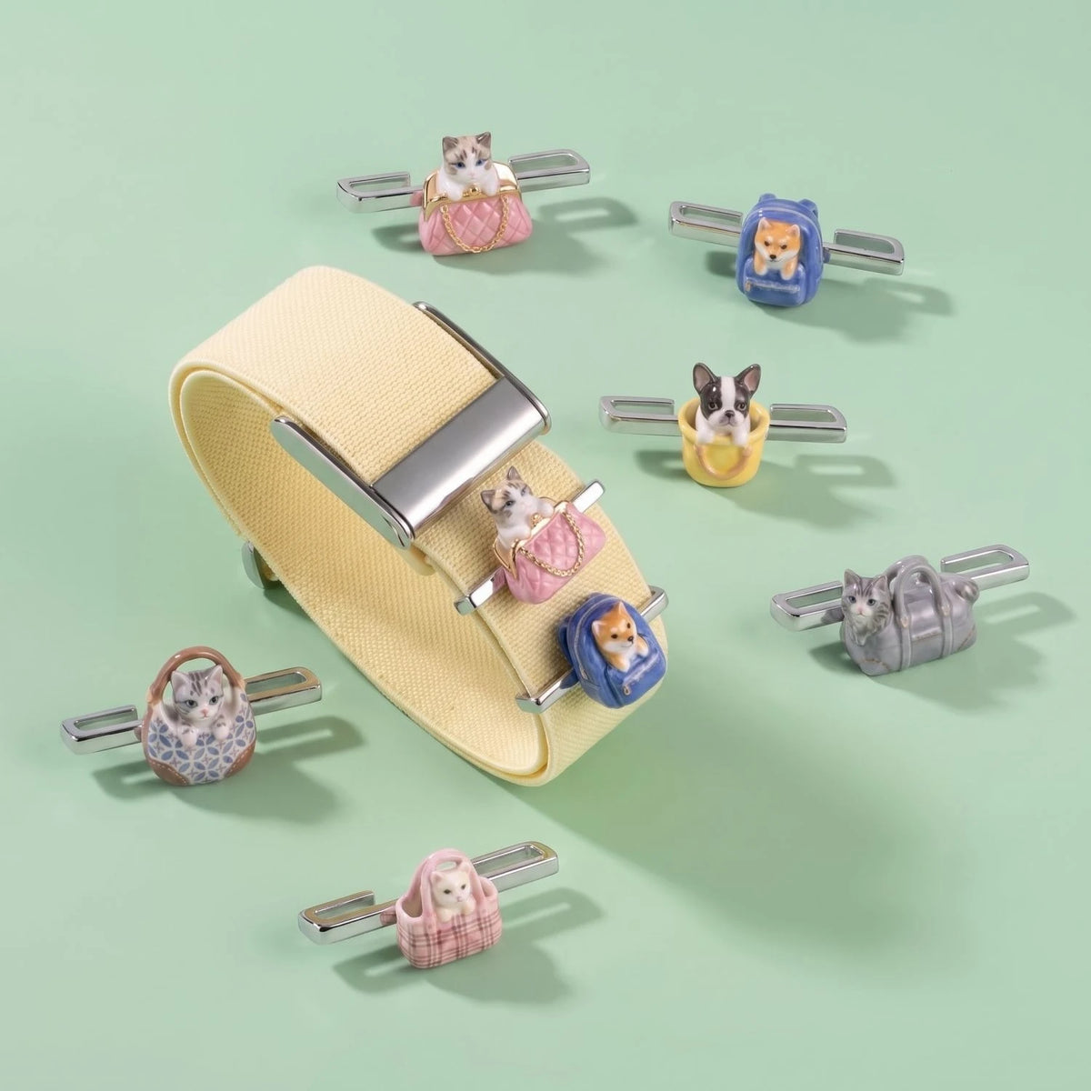 Frenchie Pup Band Charm