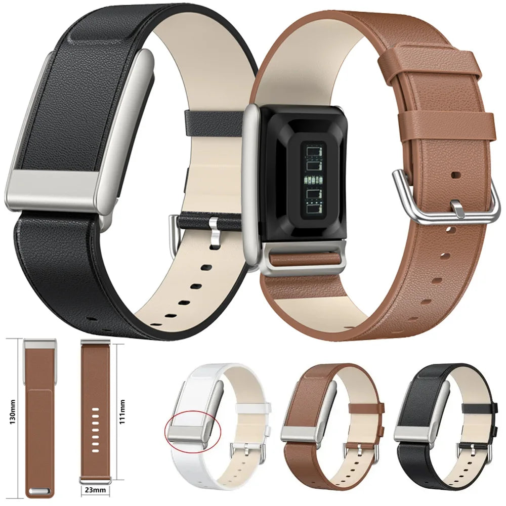 Leren metalen hoofdmateriaal bandjes voor Whoop 5.0 voor Whoop 5.0 MG Originele ademende comfortabele verstelbare armband polsband