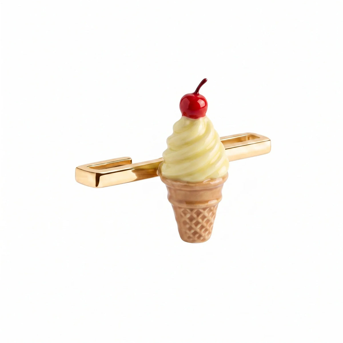 Ice Cream Cone Band Charm