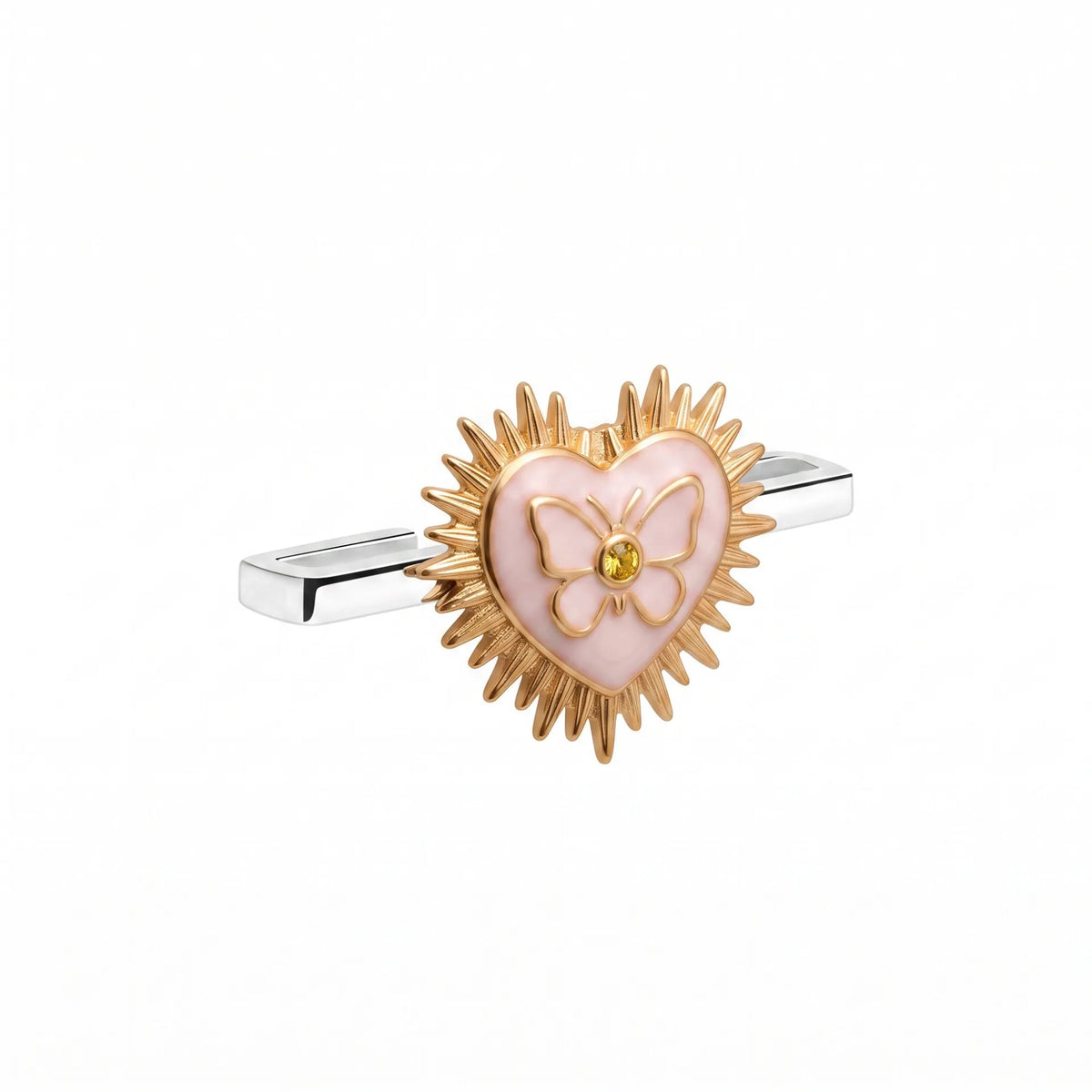 Radiant Heart Band Charm