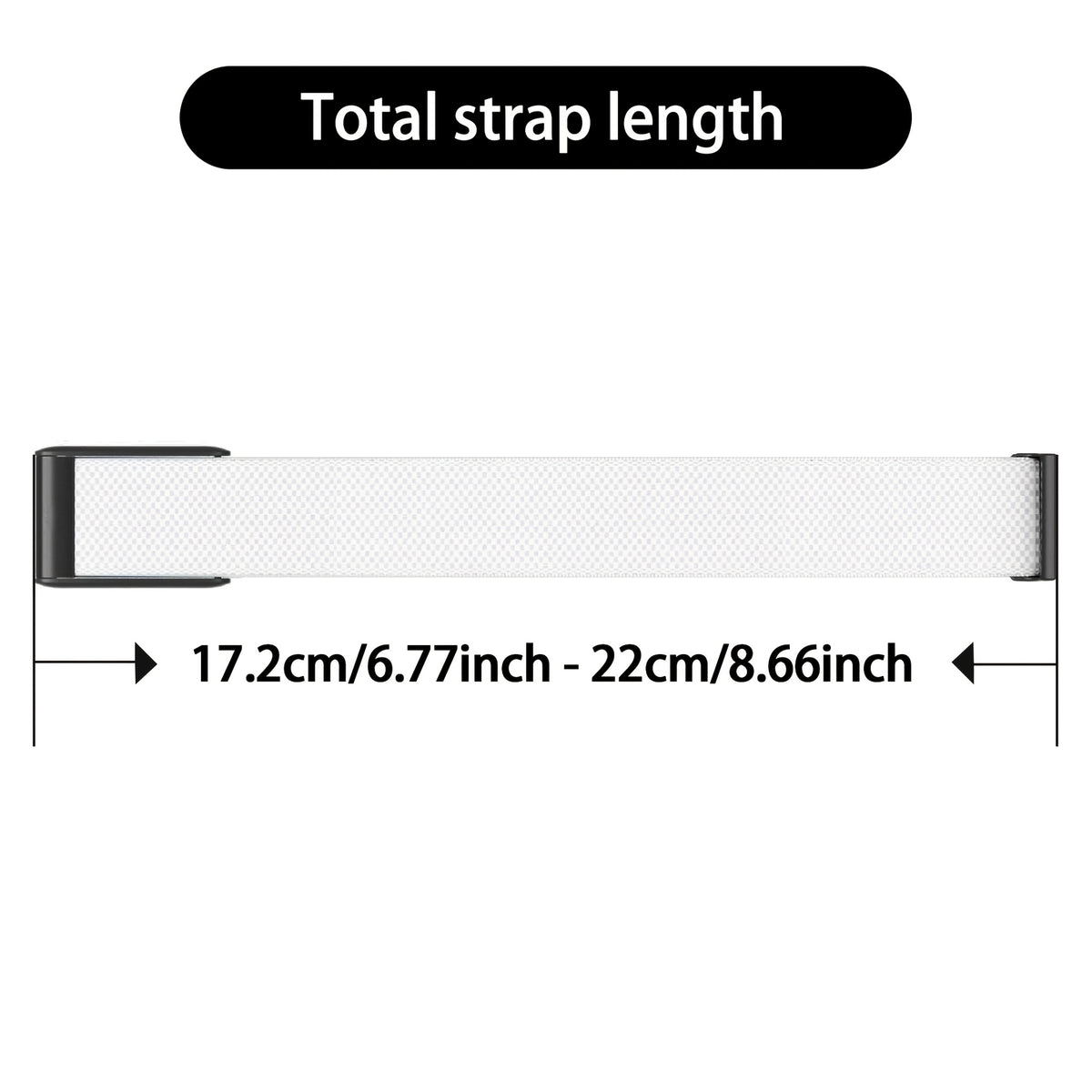 1pc Stretchy Nylon Band Compatible with WHOOP 5.0 Breathable Protector Sports Wristband for Whoop 4.0 Band for Men Women Black U Shapped Cand Adjustable Onnector)
