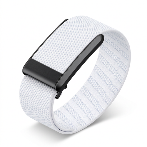 1pc Stretchy Nylon Band Compatible with WHOOP 5.0 Breathable Protector Sports Wristband for Whoop 4.0 Band for Men Women Black U Shapped Cand Adjustable Onnector)